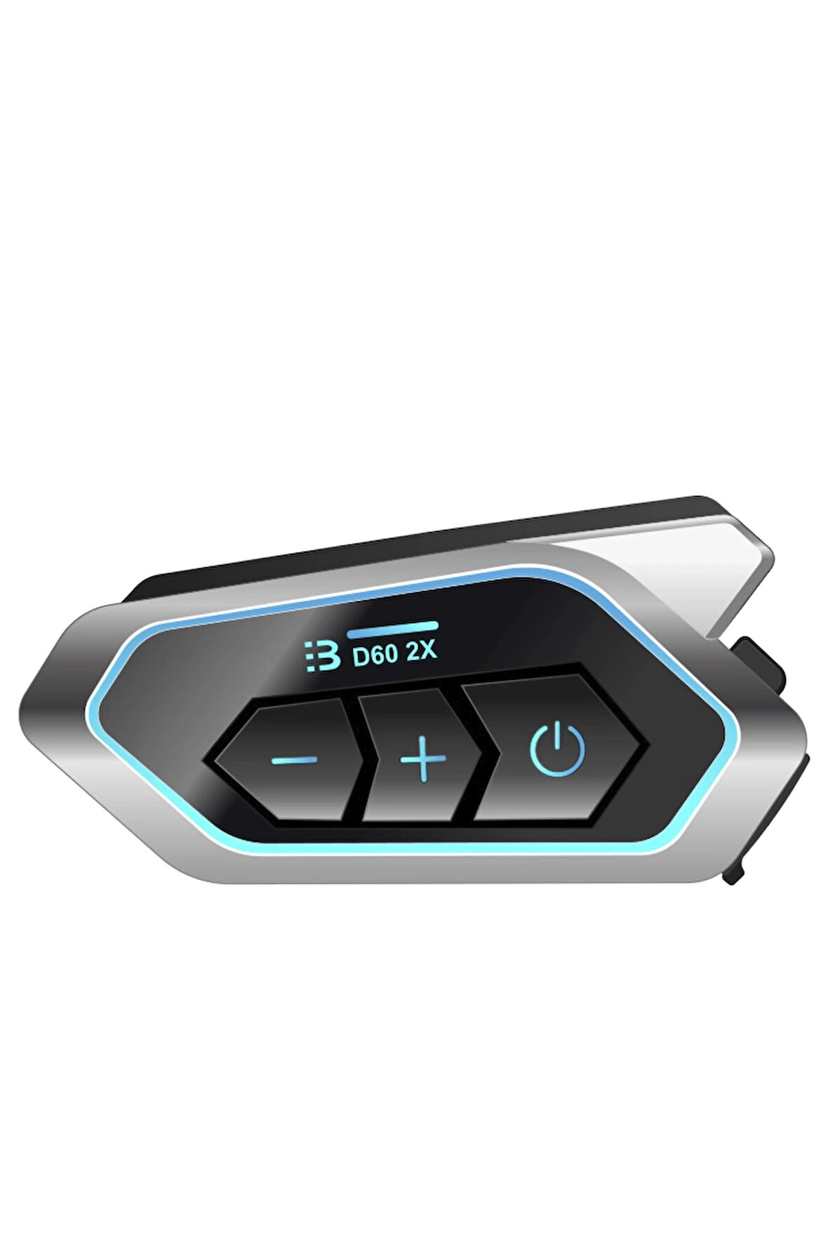CEYLAN ADAM D60 2x Motosiklet Kask Kulaklığı Bluetooth Intercom Rgb Işıklı 2 Intercom Bağlantılı