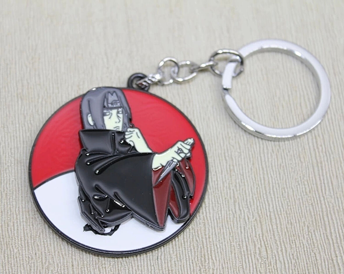 Metal Dönen Anime Figür Anahtarlık Alk3090