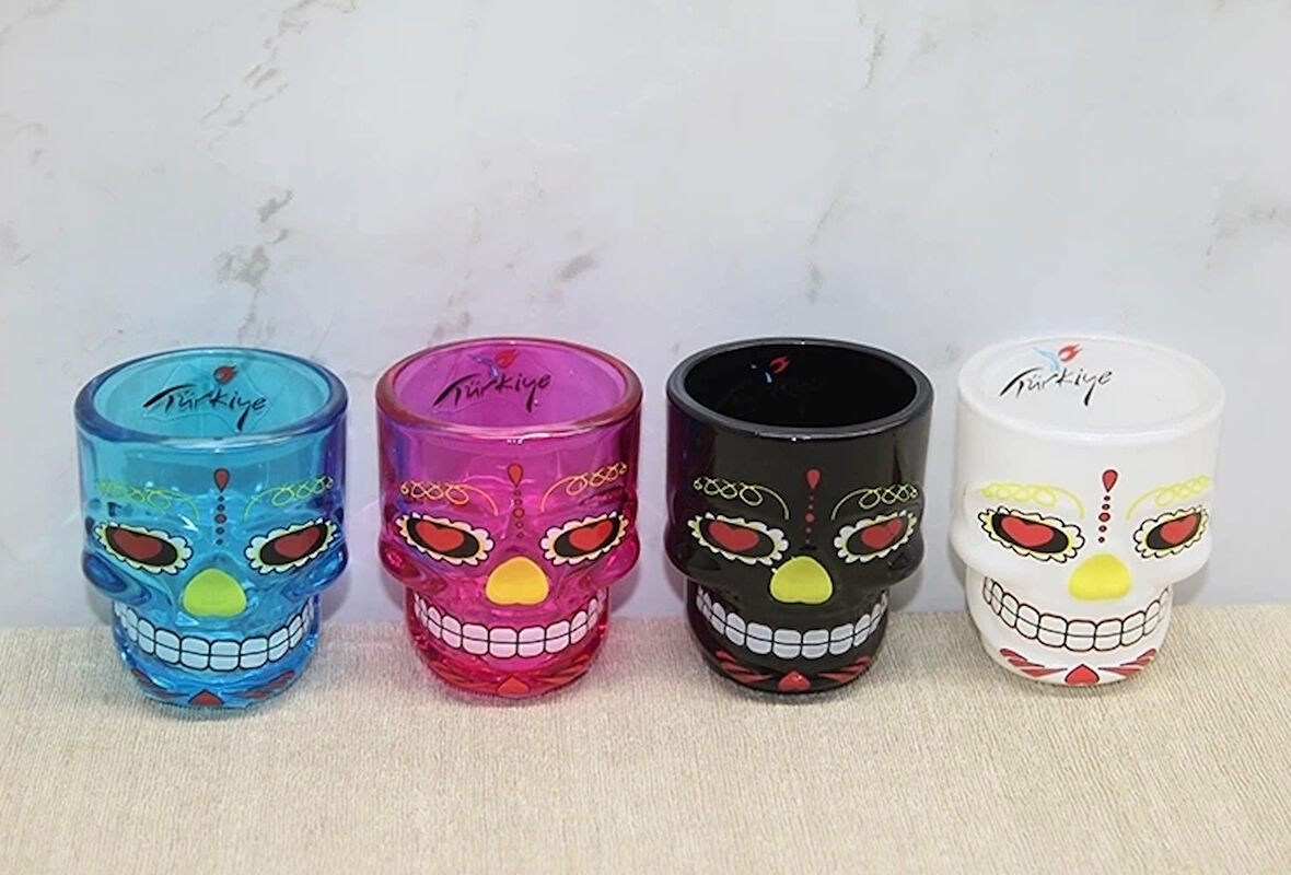 İstanbul Temalı Cam Kurukafa Shot Bardak Alk4303