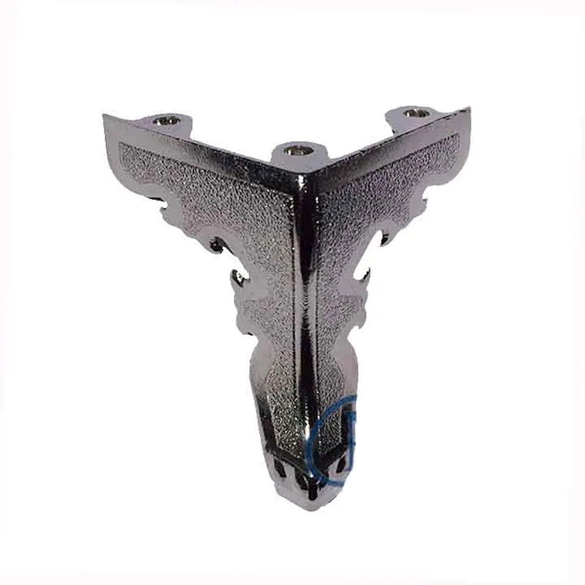 Kelebek Ahşap, Sunta Sandık Ayağı, Kutu Ayak 5,5 Cm - Nikel