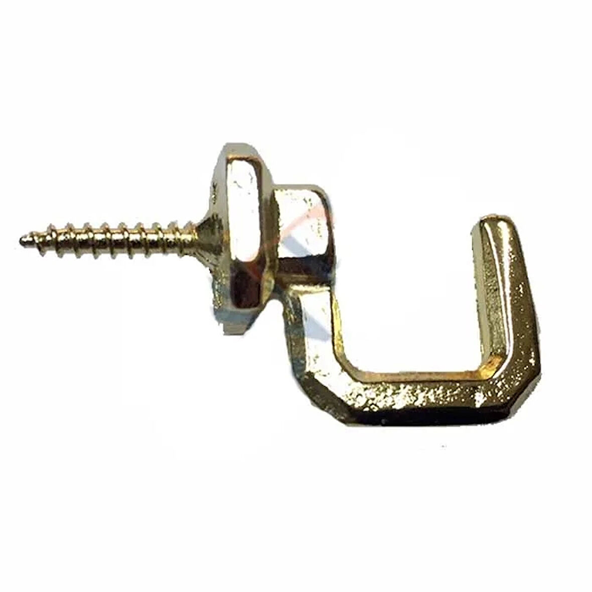 CEYLAN ADAM Vidalı Kanca, Askı Büyük - 15x23mm, Sarı - 100 Adet