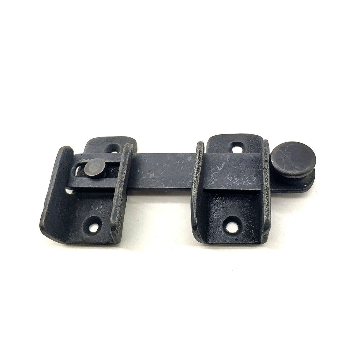 Antika Tarz Dekoratif Pirinç Kapı Mandalı - 57x115 Mm, Oksit