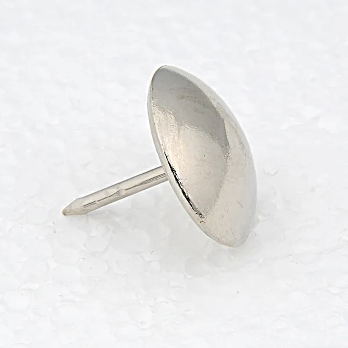 Kısa Çivili Gümüş Nikel Kabara Raptiye 6,5 Mm - 100