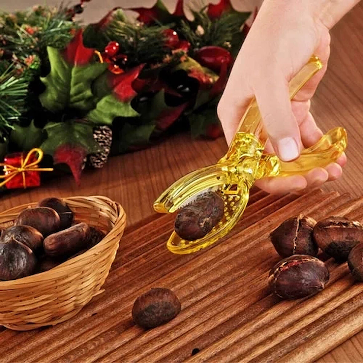 Pratik Kestane Çizici Makas - Kolay Ve Hızlı Kestane Çizme