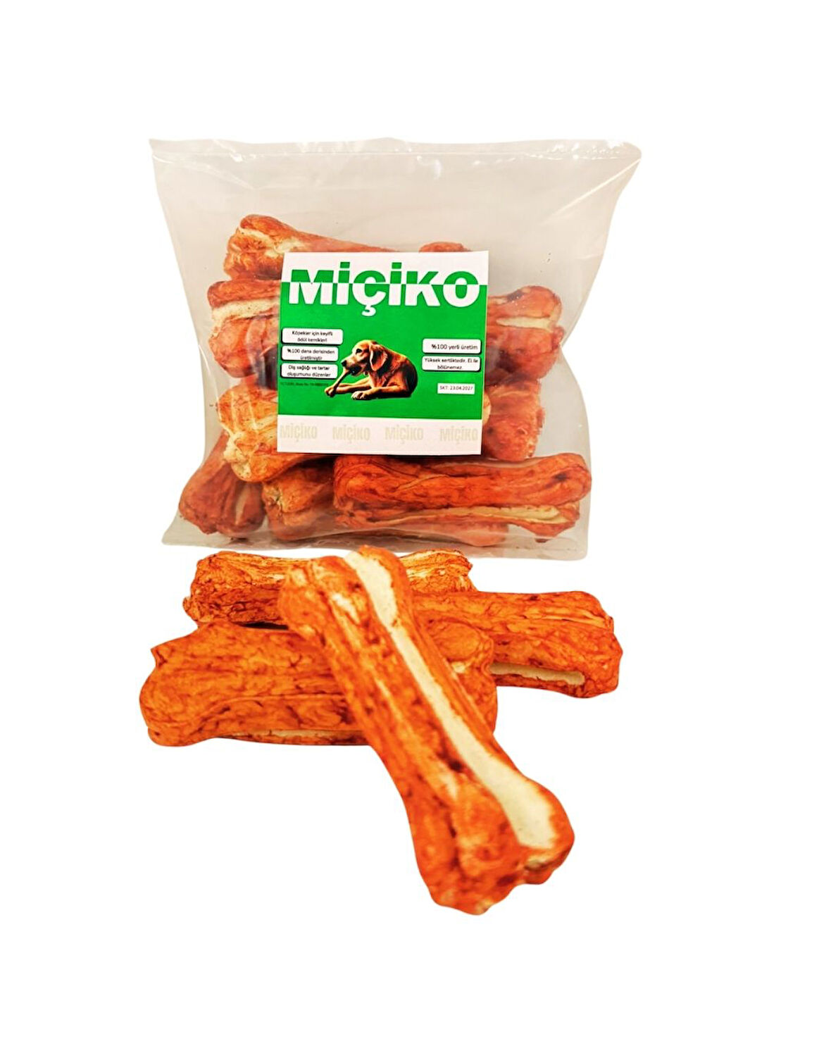 Barbekülü Ödül ve Çiğneme Kemiği 7,5Cm 10Lu Paket