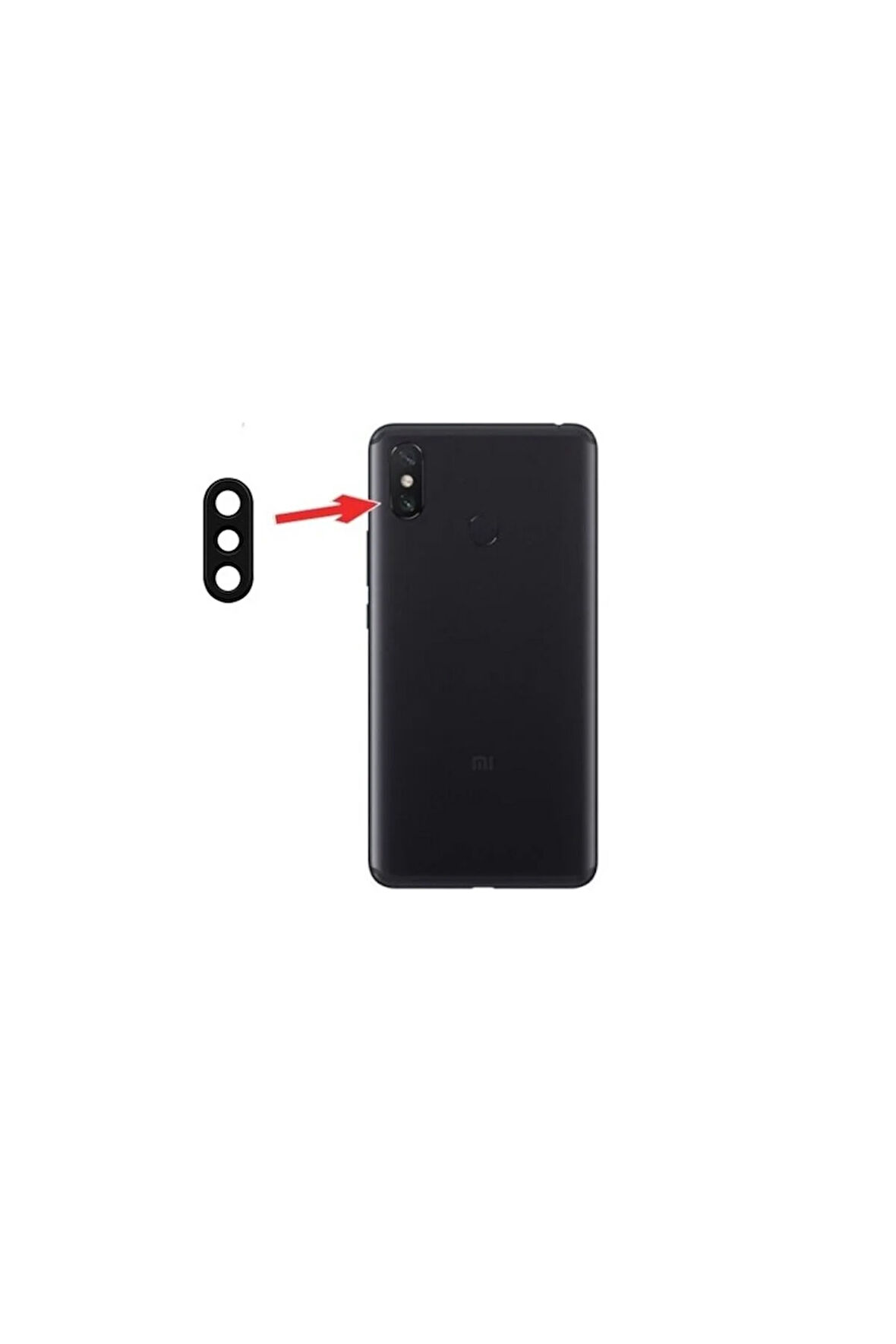 Xiaomi Mi Max 3 Uyumlu Kamera Camı