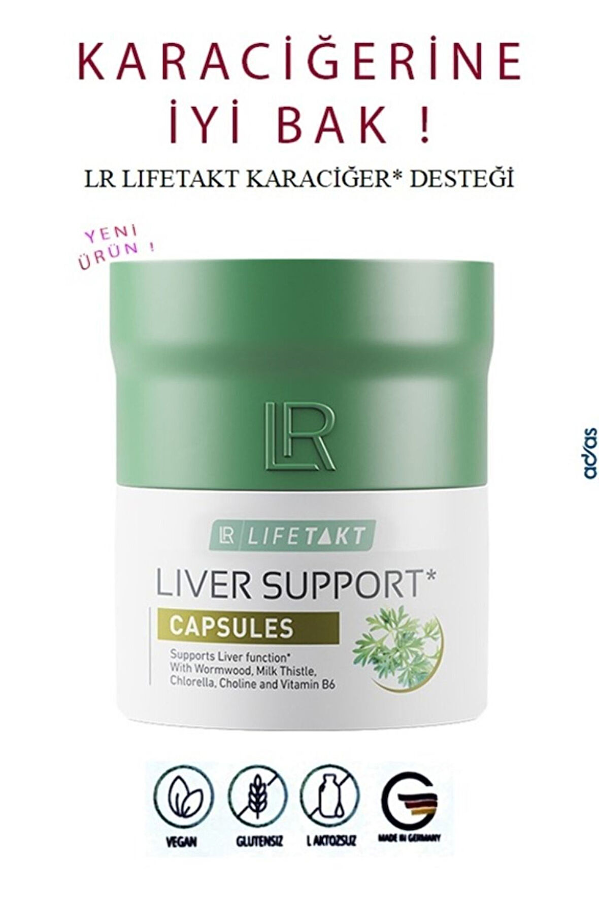 LR LİFETAKT LİVER SUPPORT MİNERAL CAPSULES