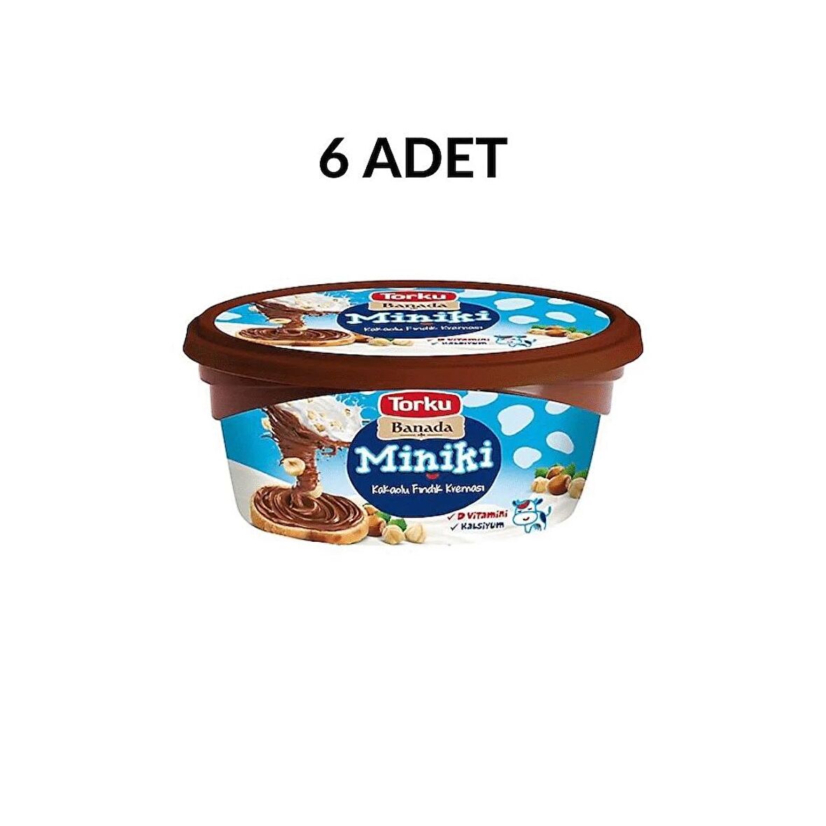 Torku Miniki Fındık Kreması 450 Gr X 6 Adet