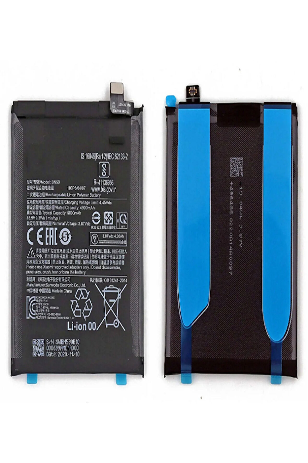 XİAOMİ Mİ NOTE 10 BN59 UYUMLU BATARYA