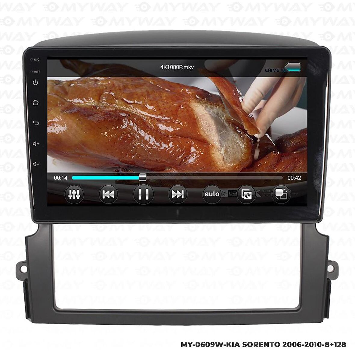 Araç Multimedya Kia Sorento Android 12 Carplay 4Gb Ram + 64Gb Hdd 2006-2010 Navigasyon Ekran MYW