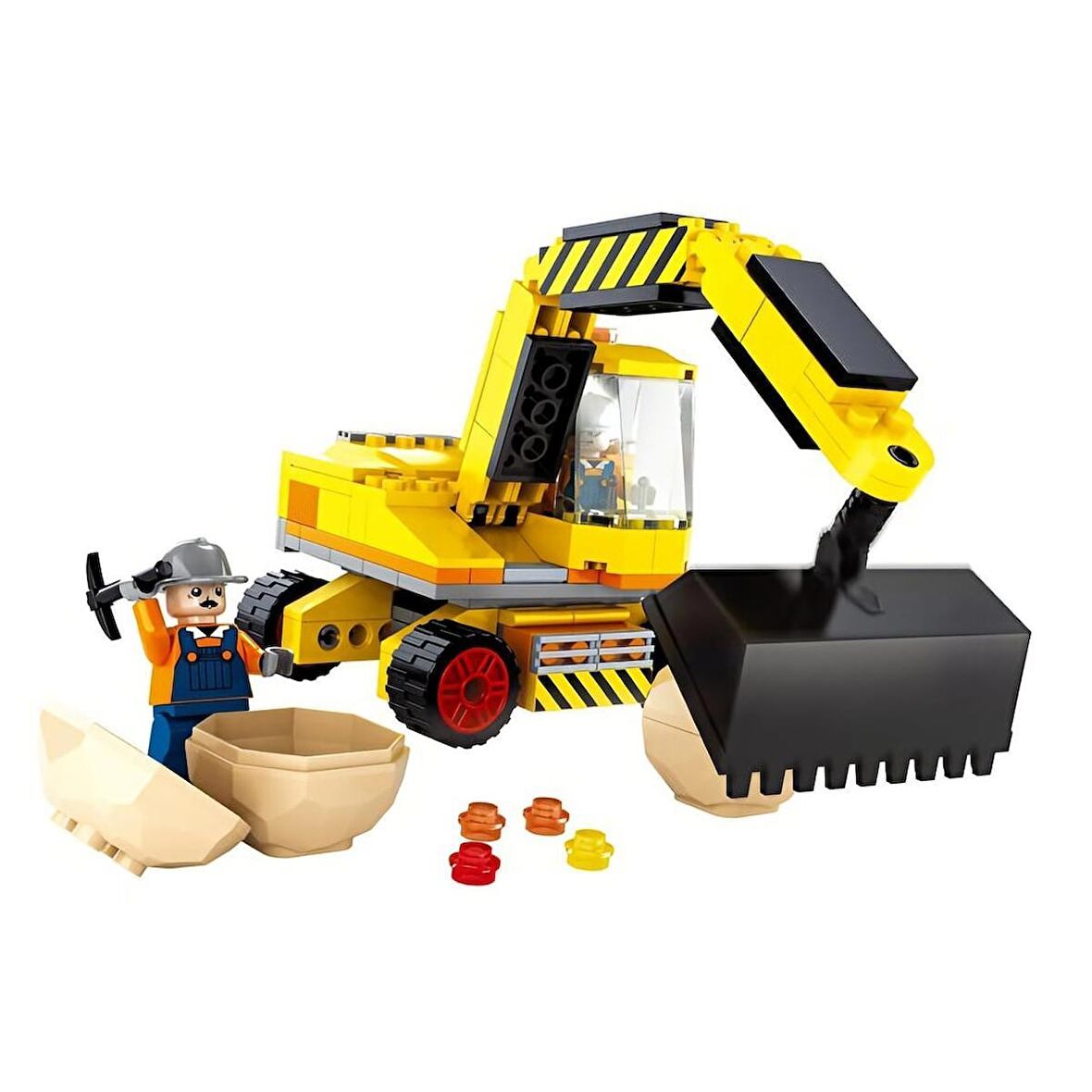 Inşaat Araçları Construction Set 176 Parça Lego Seti