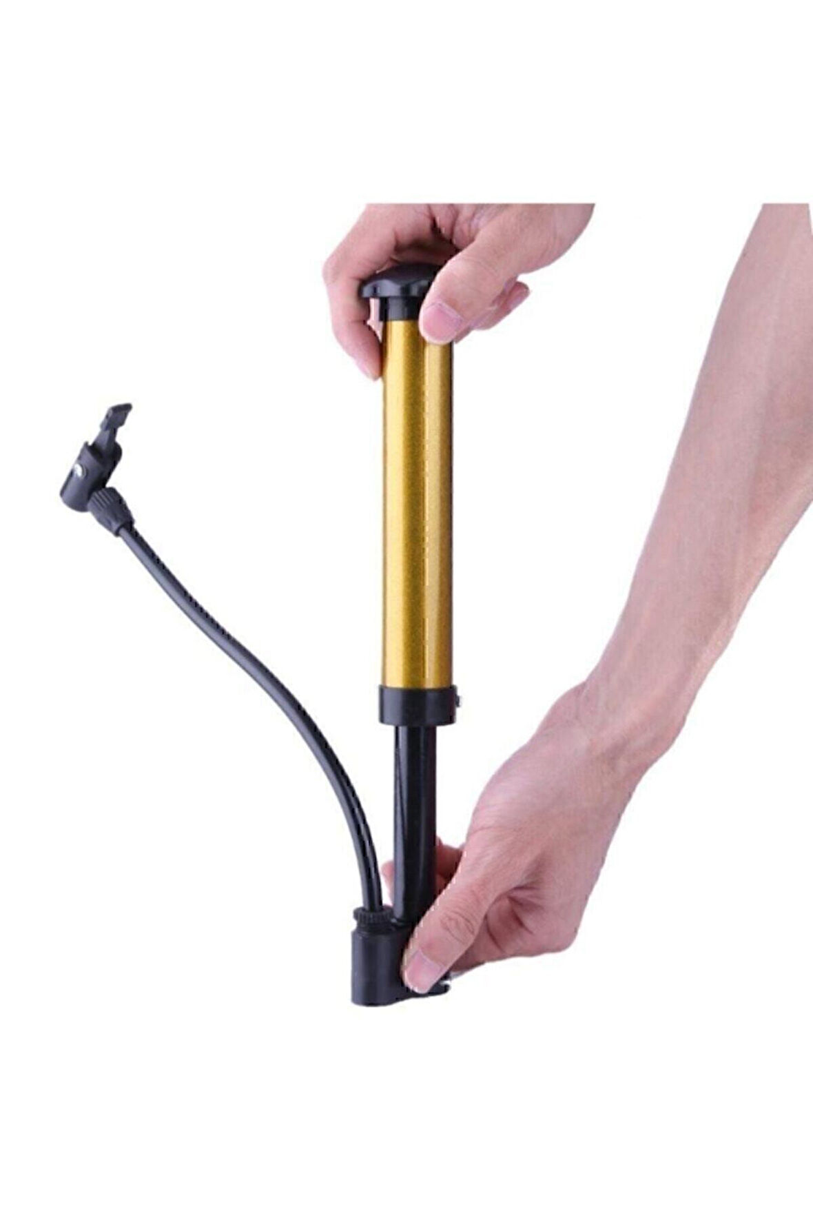 Bisiklet Pompası Bisiklet El Hava Pompası Lastik Top Şişirme Iğne Hediye