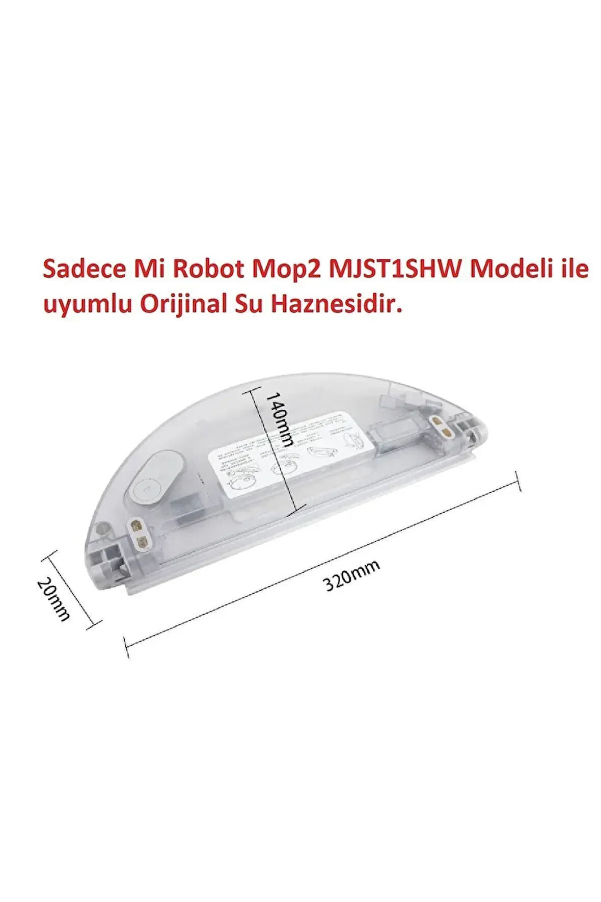 Mi Robot Mop 2 MJST1SHW ve Lite Modeli Su Haznesi-Su deposu (su tankı)