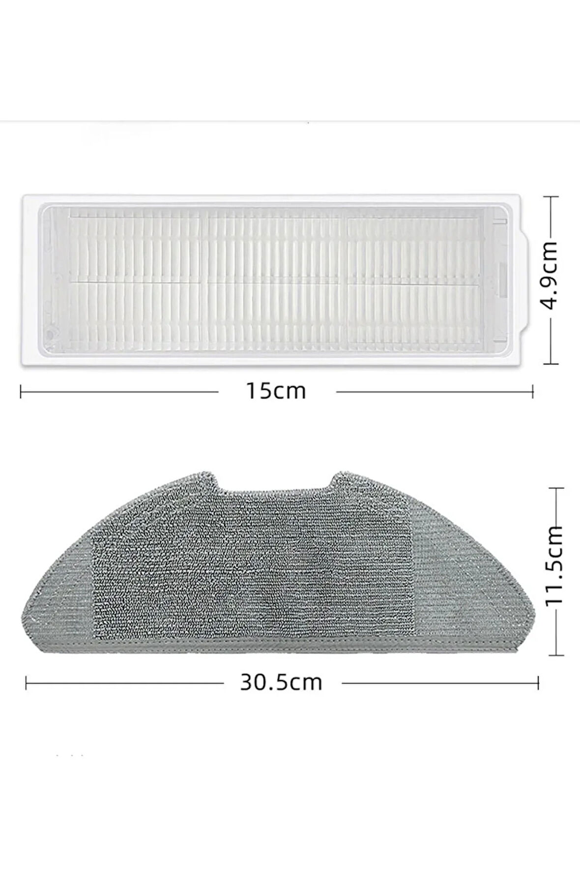 Xiaomi Mi Robot Vacuum Mop 2 pro ve mop Lite MJSTL MJST1SHW uyumlu filtre fırça