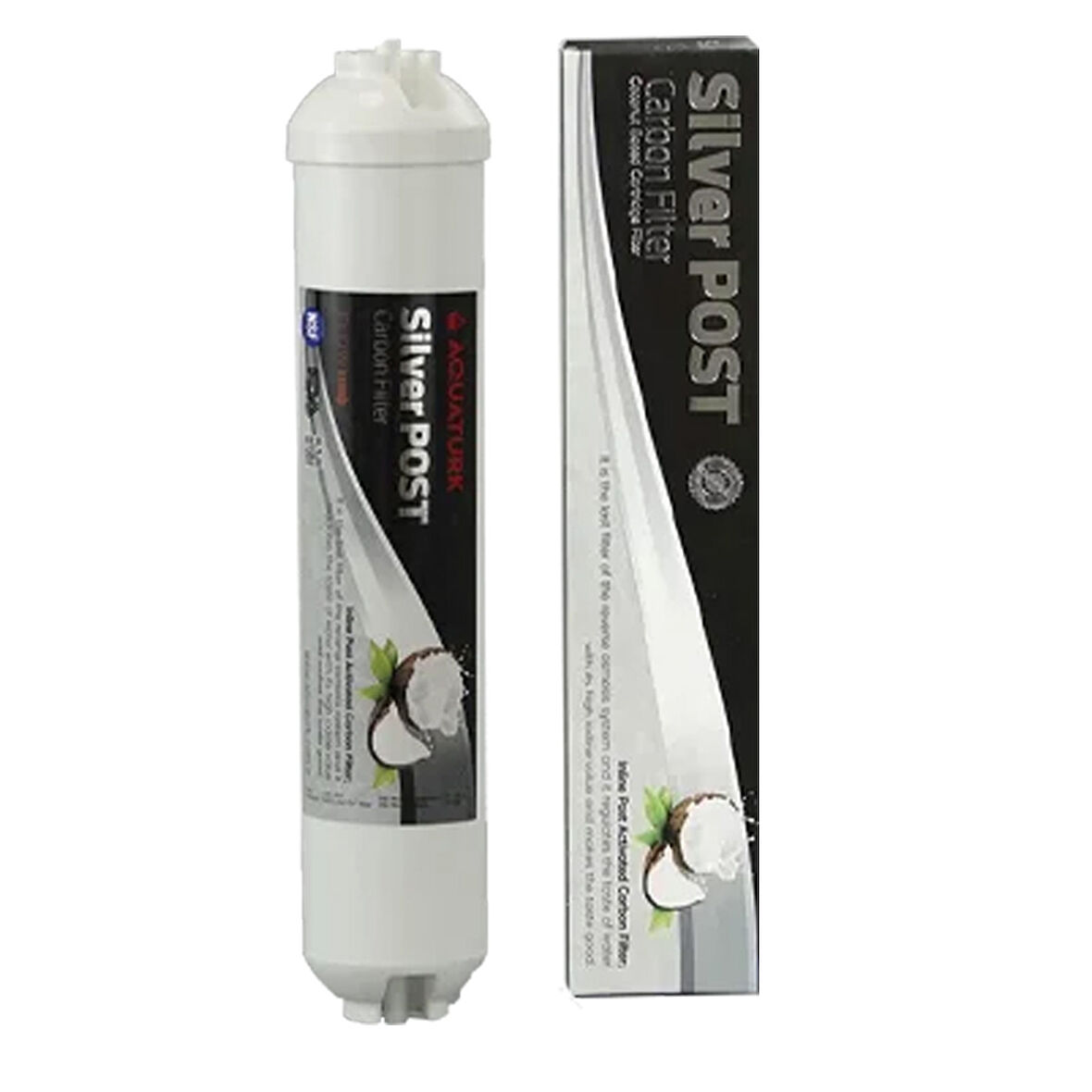 Gümüş İyonlu Silver Coconatlı Nano Antibakteriyal Post Carbon Filtre (Nsf Onaylı)