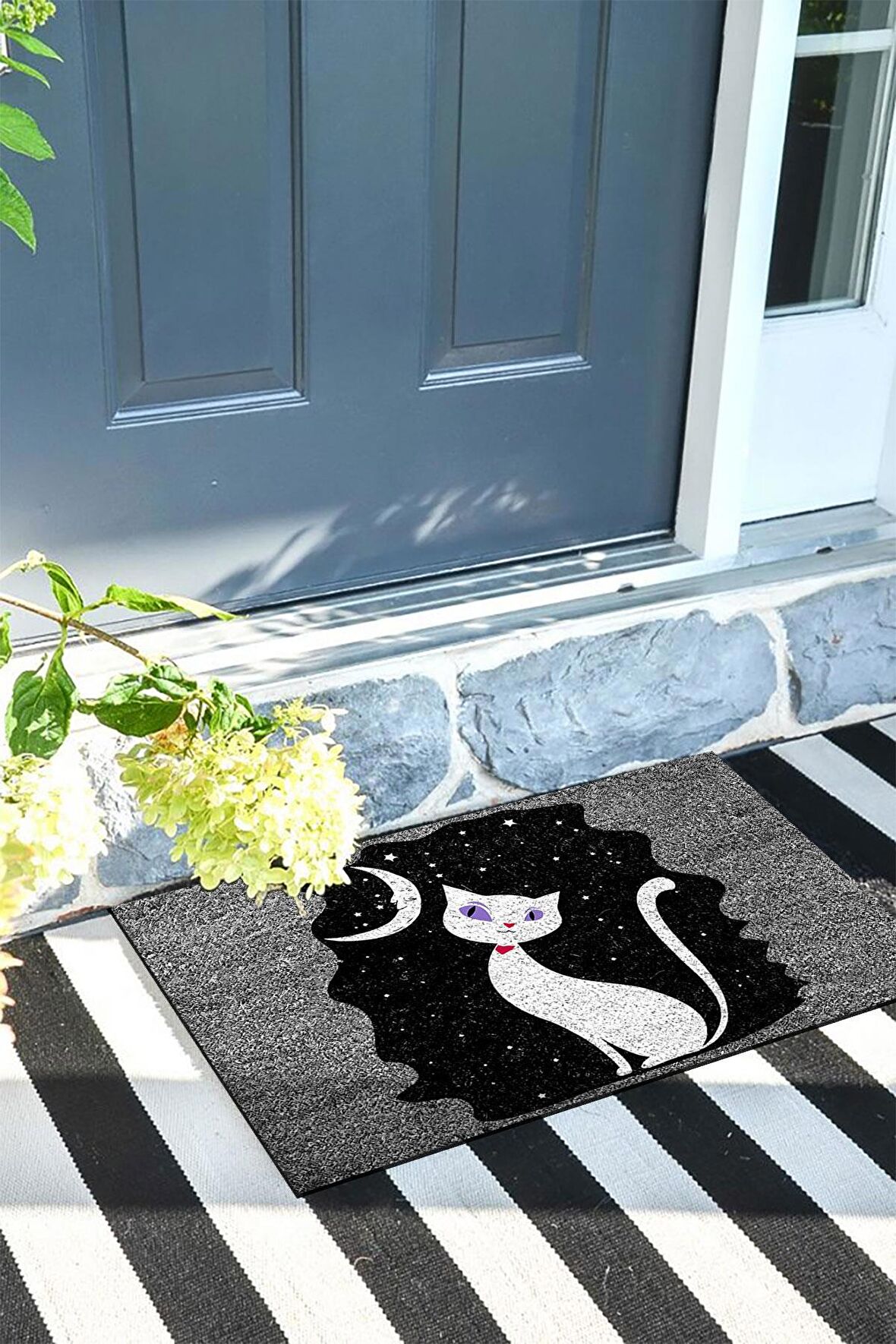 Kapı Önü Paspası Dekoratif Kapı Paspası Dış Mekân Paspas Ev İçi Paspası 45x70cm