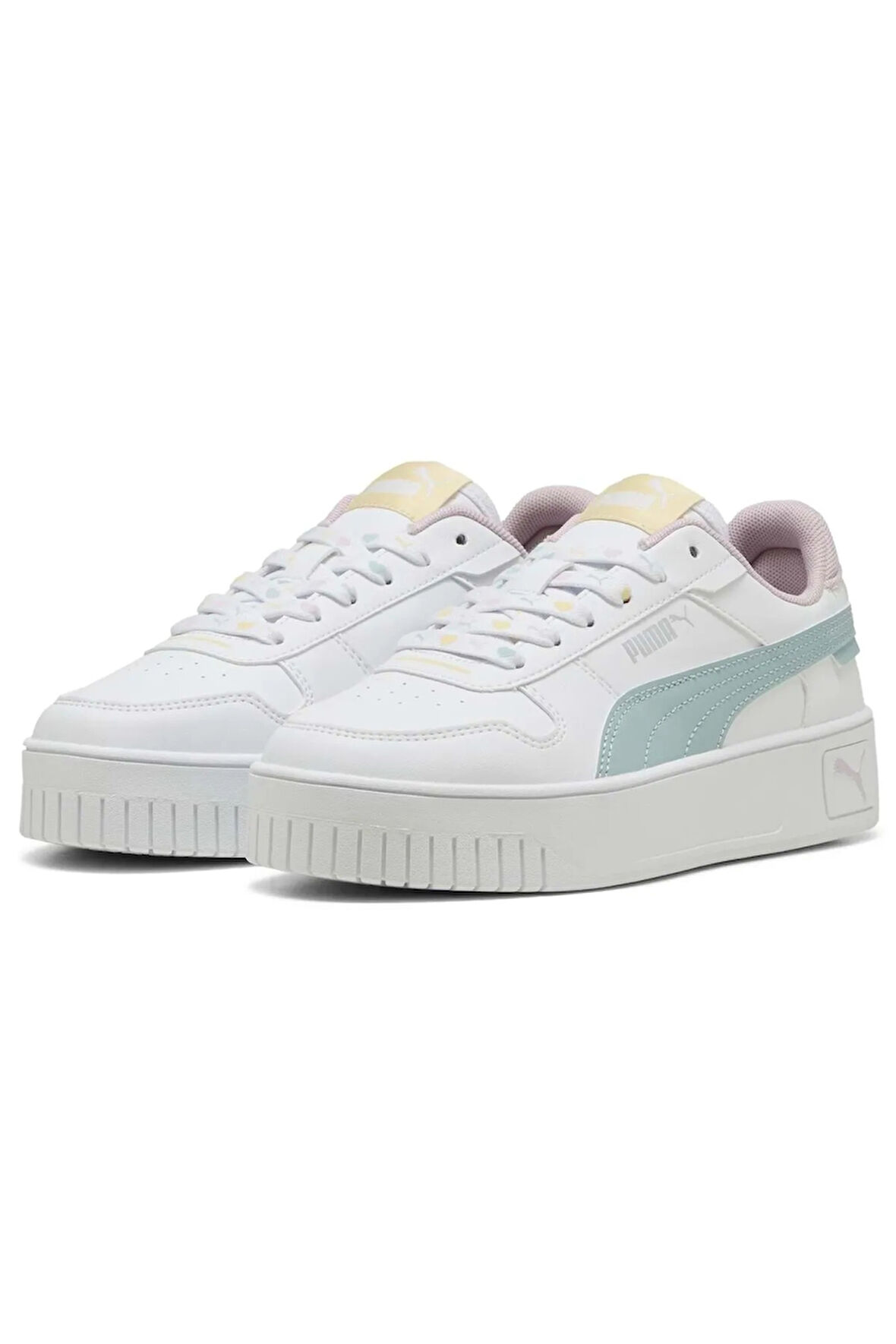 Puma 400884-01 Carina Street Lacey Jr Kadın Spor Ayakkabı Beyaz