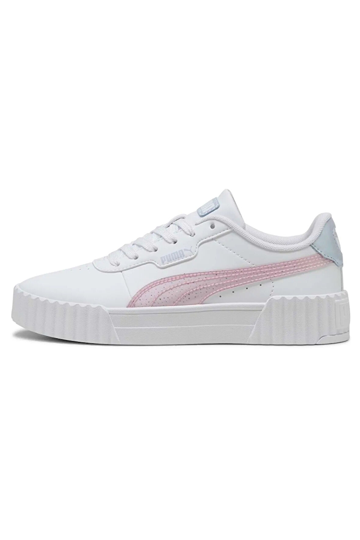 Puma 400607-01 Carina 3.0 Blurry Dreams Jr Kadın Spor Ayakkabı Beyaz