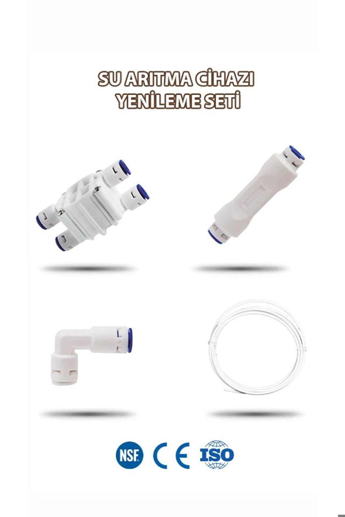 Su Arıtma Cihazı Yenileme Ve Bakım Kiti Shut Off - Flow - Valfe