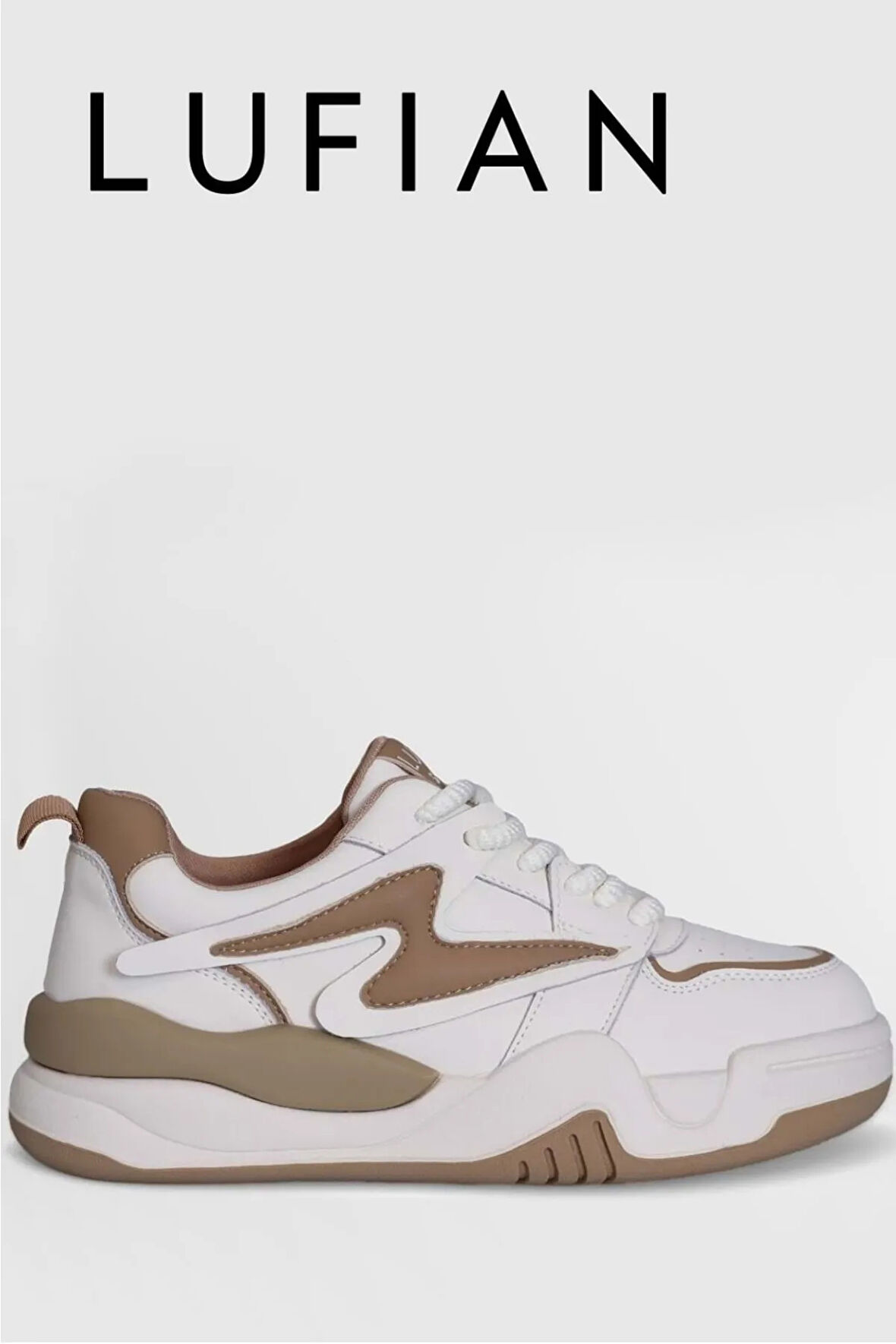 Lufian 121230010 Maya Unisex Sneaker Ayakkabı Bej
