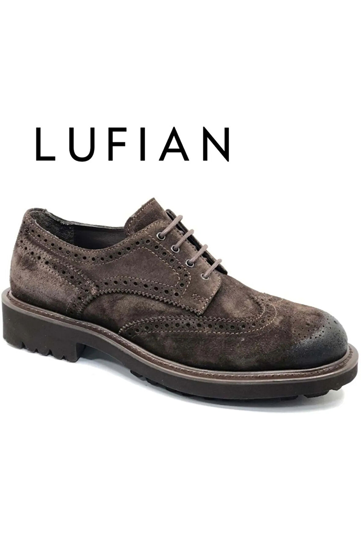 Lufian 112230218 Dani Sneaker Erkek Deri Casual Klasik Ayakkabı KAHVERENGİ