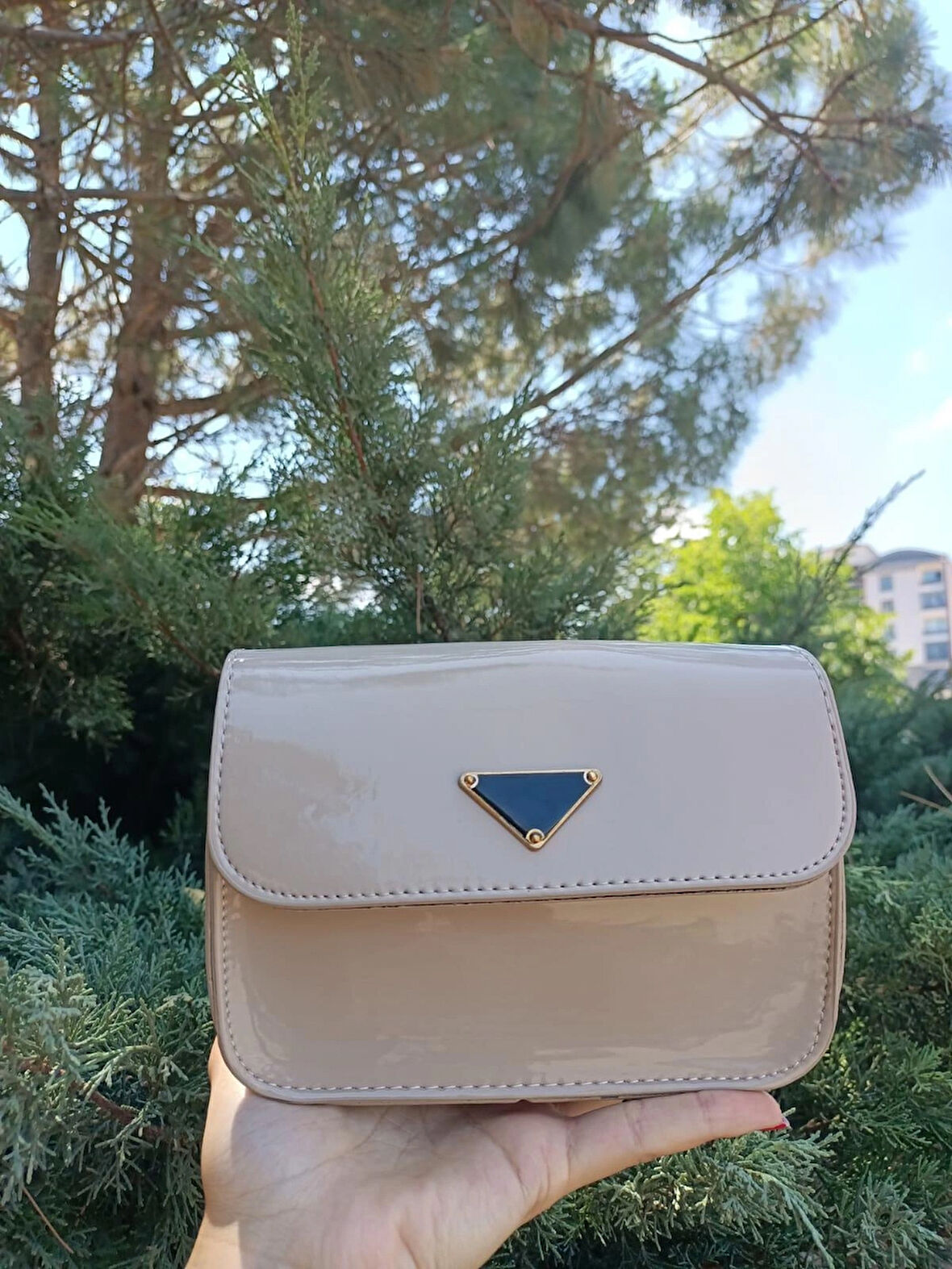 Çapraz Askılı Mini Kutu El ve Omuz Çantası