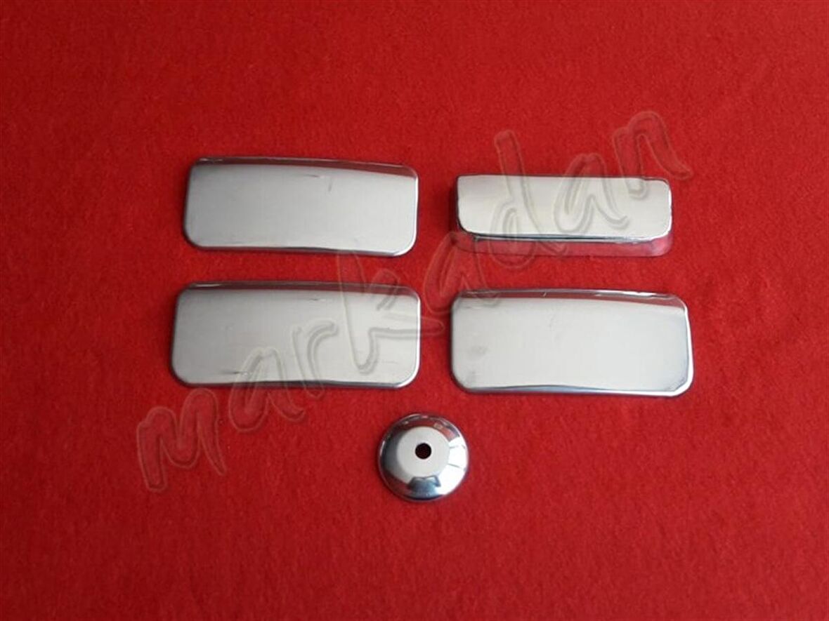 Markadan Ford Transit Krom Kapı Kolu 2003-2013 4 Kapı 5 Parça Paslanmaz Çelik