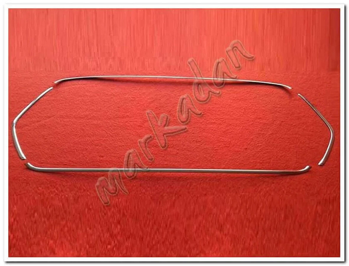 Markadan Ford Transit Krom Ön Panjur Çerçevesi 2019 Sonrası 4 Parça Paslanmaz Çelik