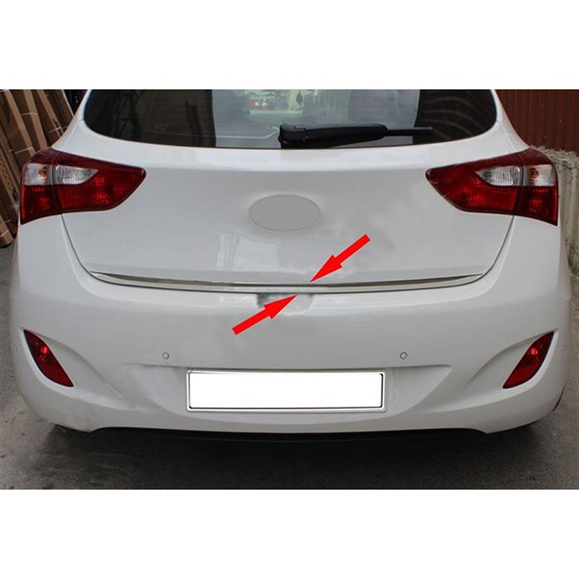 Markadan Hyundai i30 Krom Bagaj Alt Çıta 2012-2017 Paslanmaz Çelik