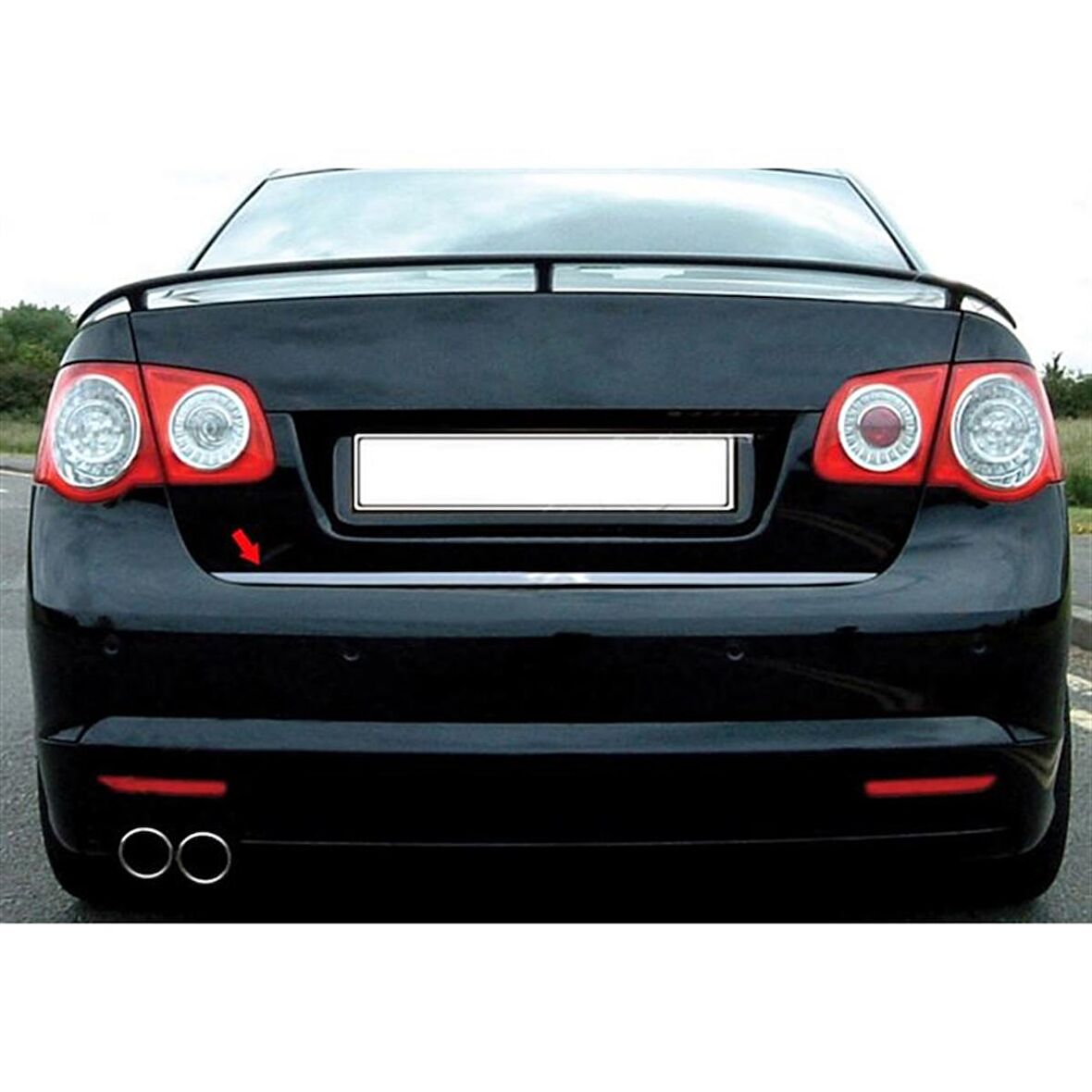 Markadan VW Jetta Krom Bagaj Alt Çıta 2006-2011 Paslanmaz Çelik