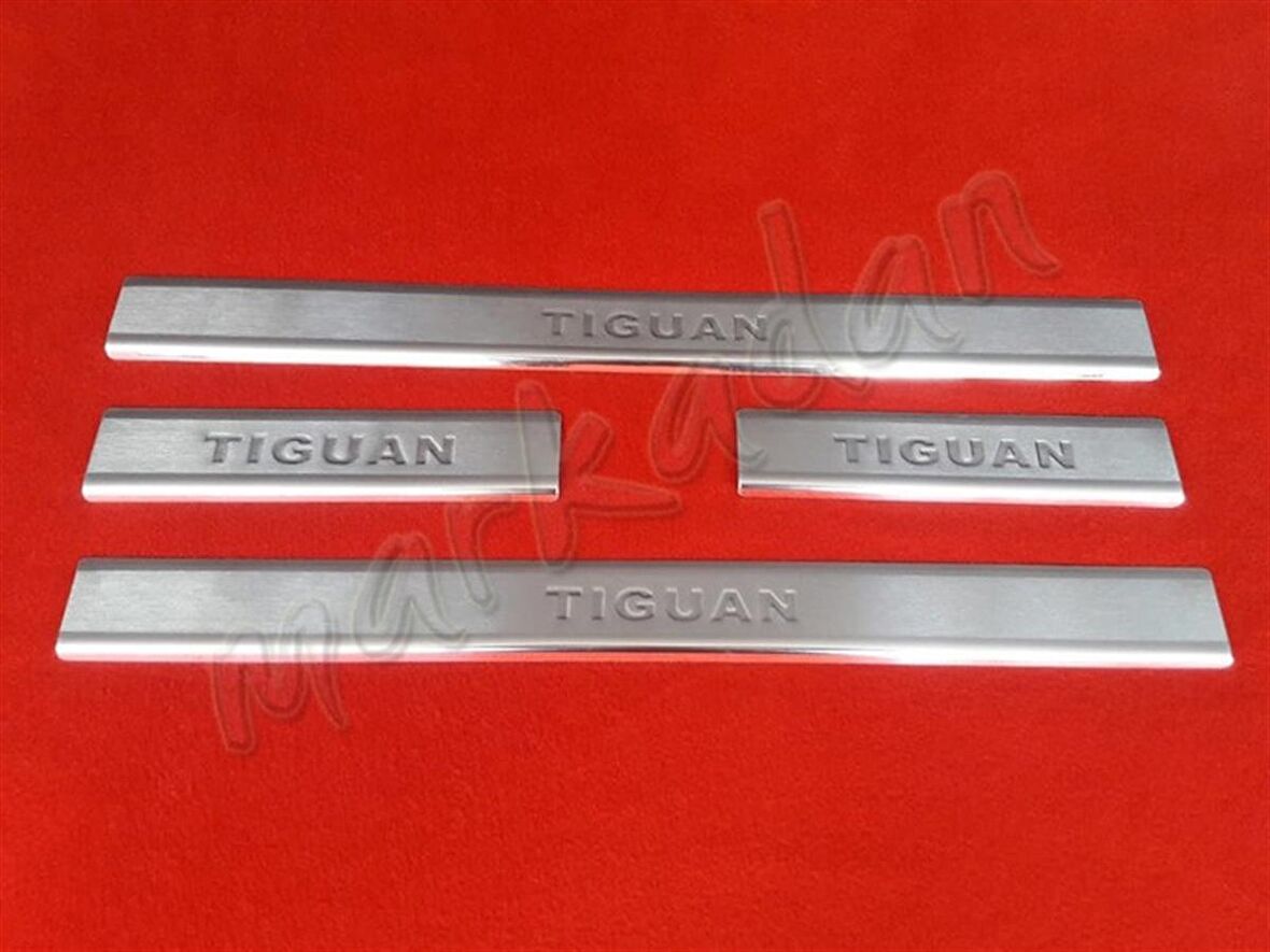 Markadan VW Tiguan Krom Kapı Eşiği 2015 Sonrası 4 Parça Paslanmaz Çelik