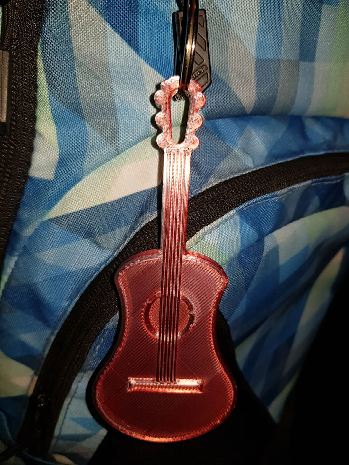 Gitar Anahtarlık - Çevre Dostu PLA