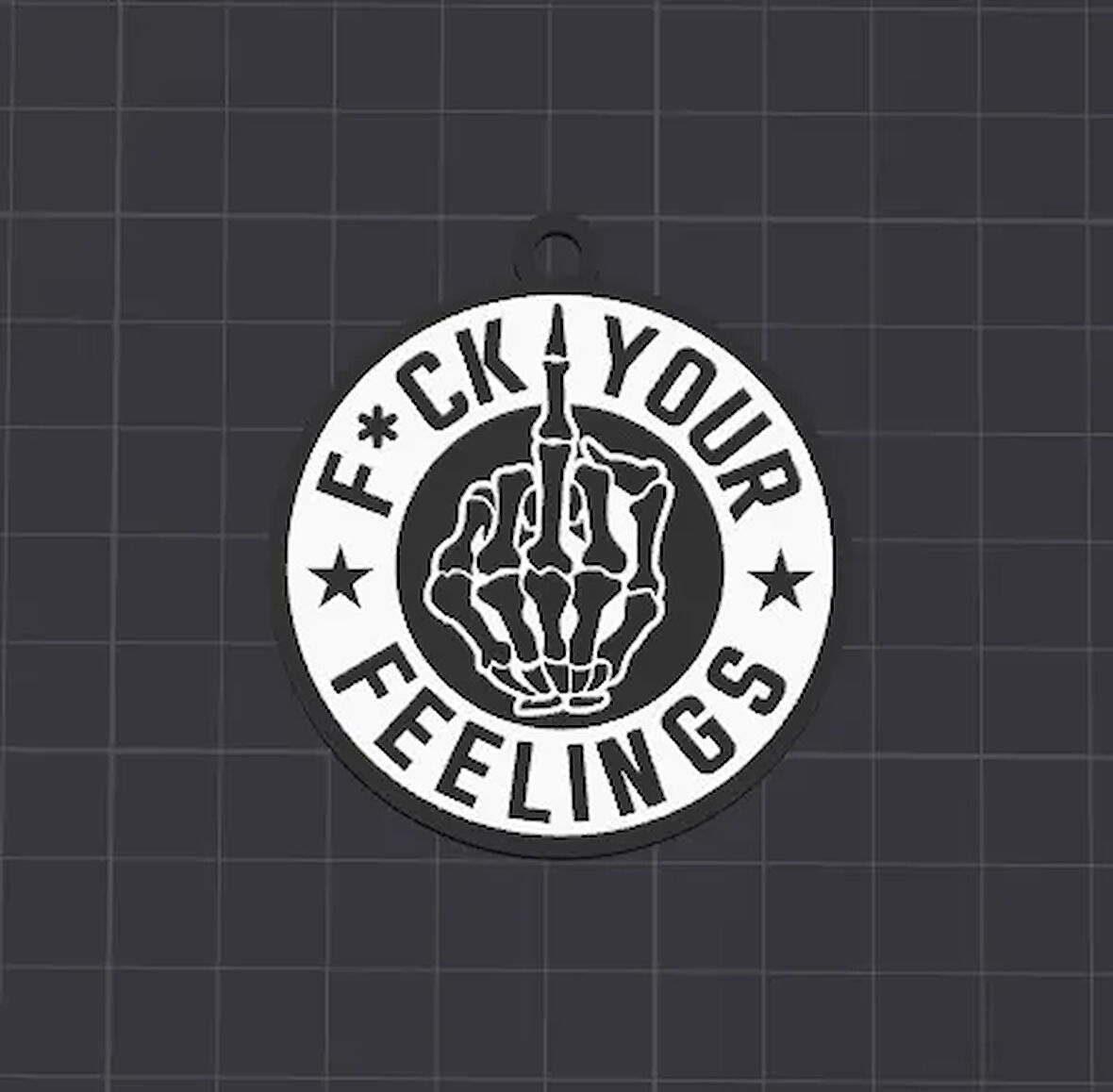F-K Feelings Anahtarlığı - Çevre Dostu PLA