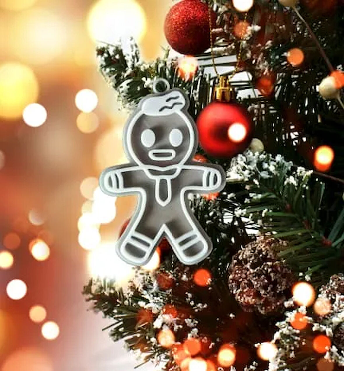 Doodle Elvis Noel Süsü 1 Adet - Çevre Dostu PLA