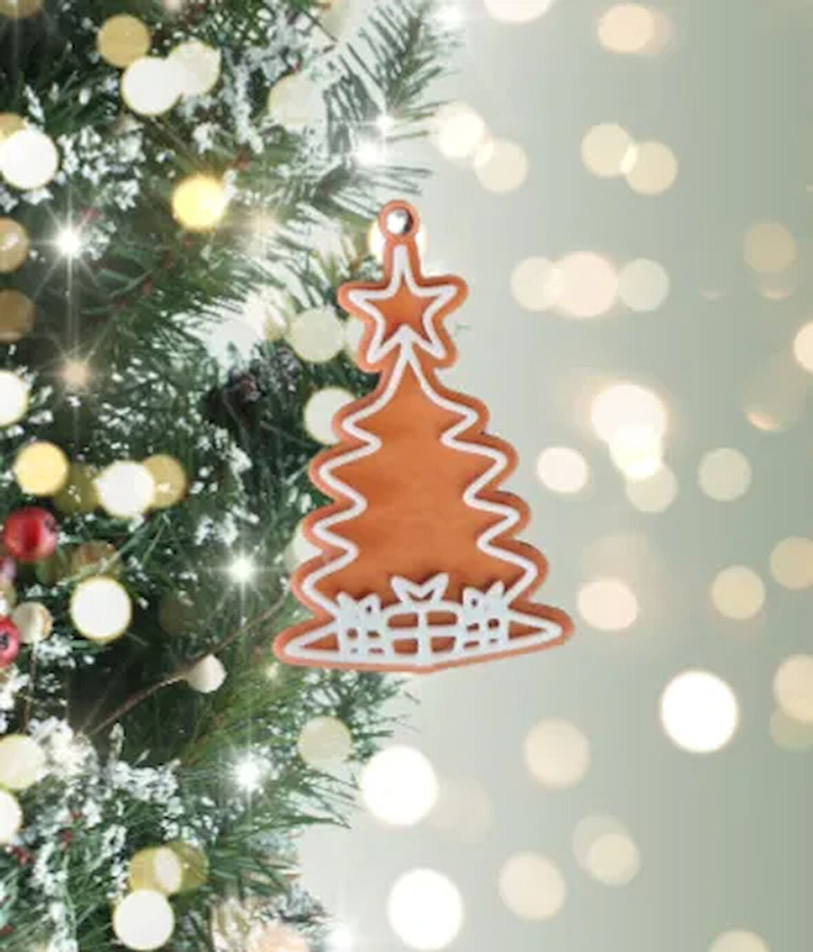 Noel Ağacı Noel Süsü 1 Adet - Çevre Dostu PLA