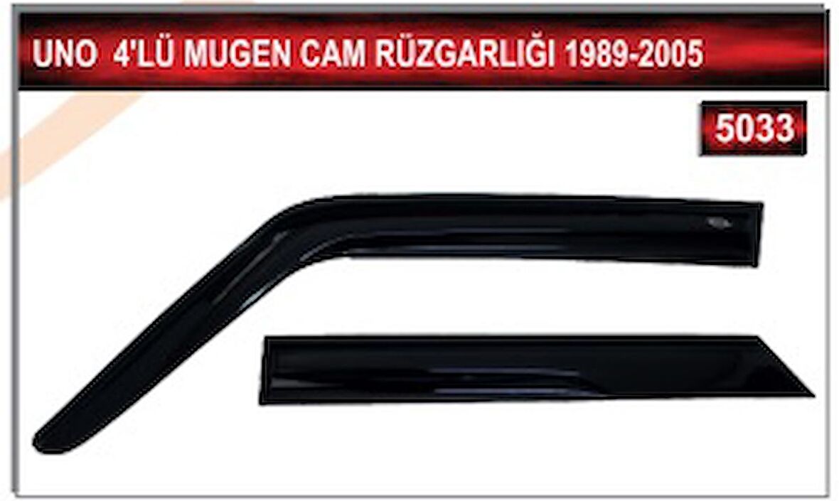 MKM UNO 4'LÜ MUGEN CAM RÜZGARLIĞI 1989 - 2005