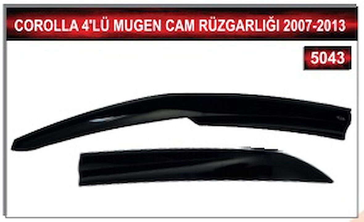 MKM COROLLA 4'LÜ MUGEN CAM RÜZGARLIĞI 2007-2013