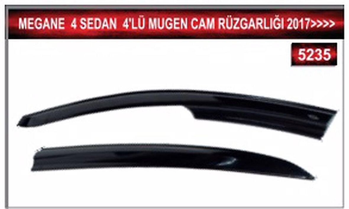 MKM MEGANE 4 SEDAN 4'LÜ MUGEN CAM RÜZGARLIĞI 2017 VE ÜZERİ