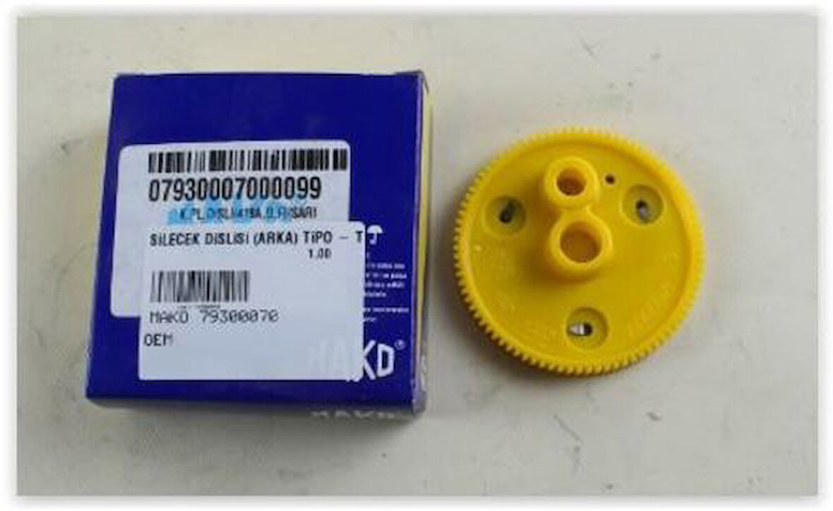 Mako 79300070 Silecek Dişlisi Arka Tıpo - Tmpr Sw - Uno