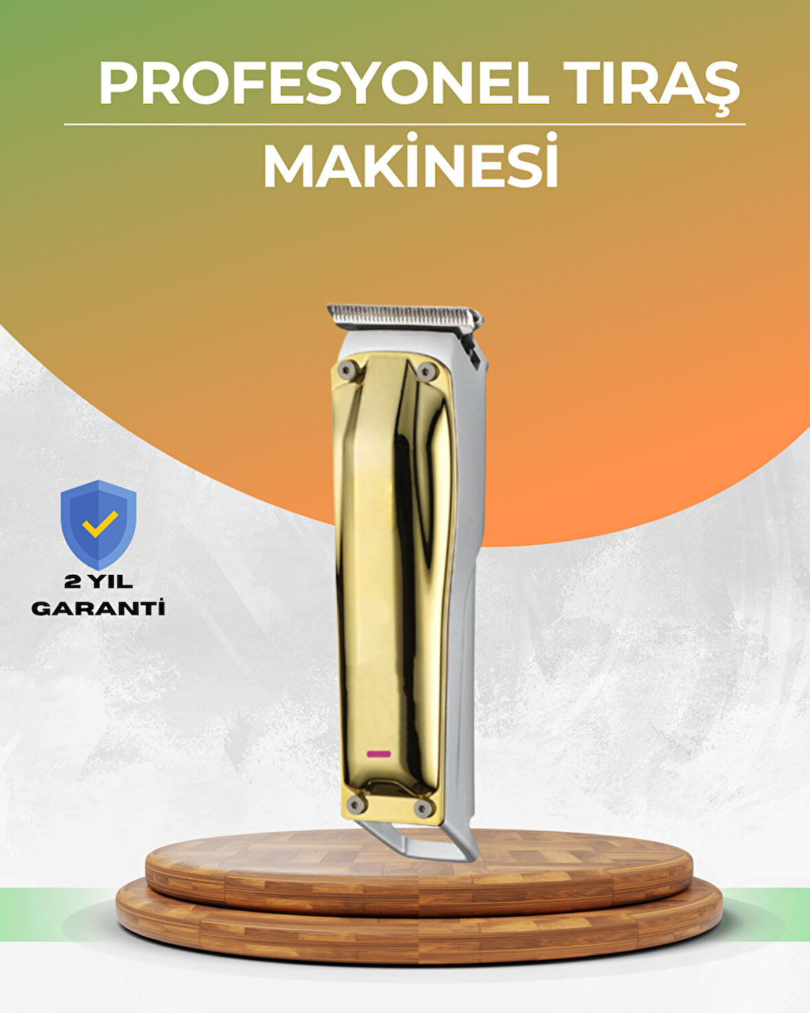 Berber Tipi Saç Sakal Kesme Makinesi USB Şarjlı Sessiz Motorlu