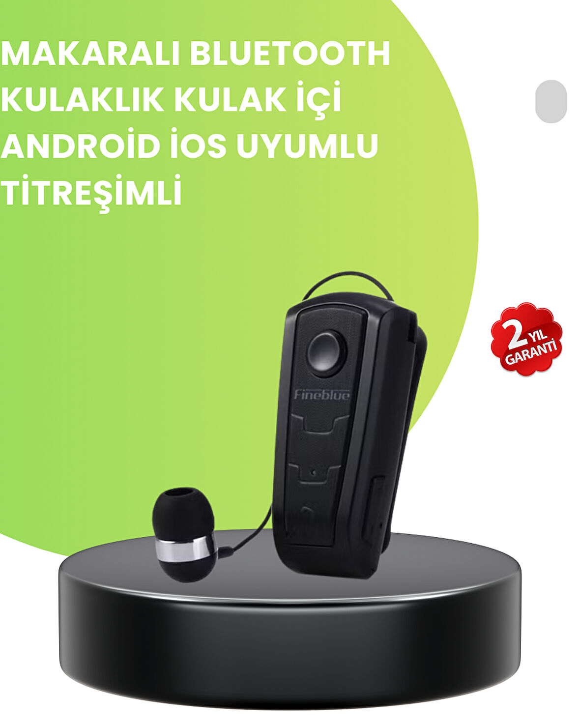 Ergonomik Tasarımlı Fineblue F910 Titreşimli Bluetooth Kulaklık