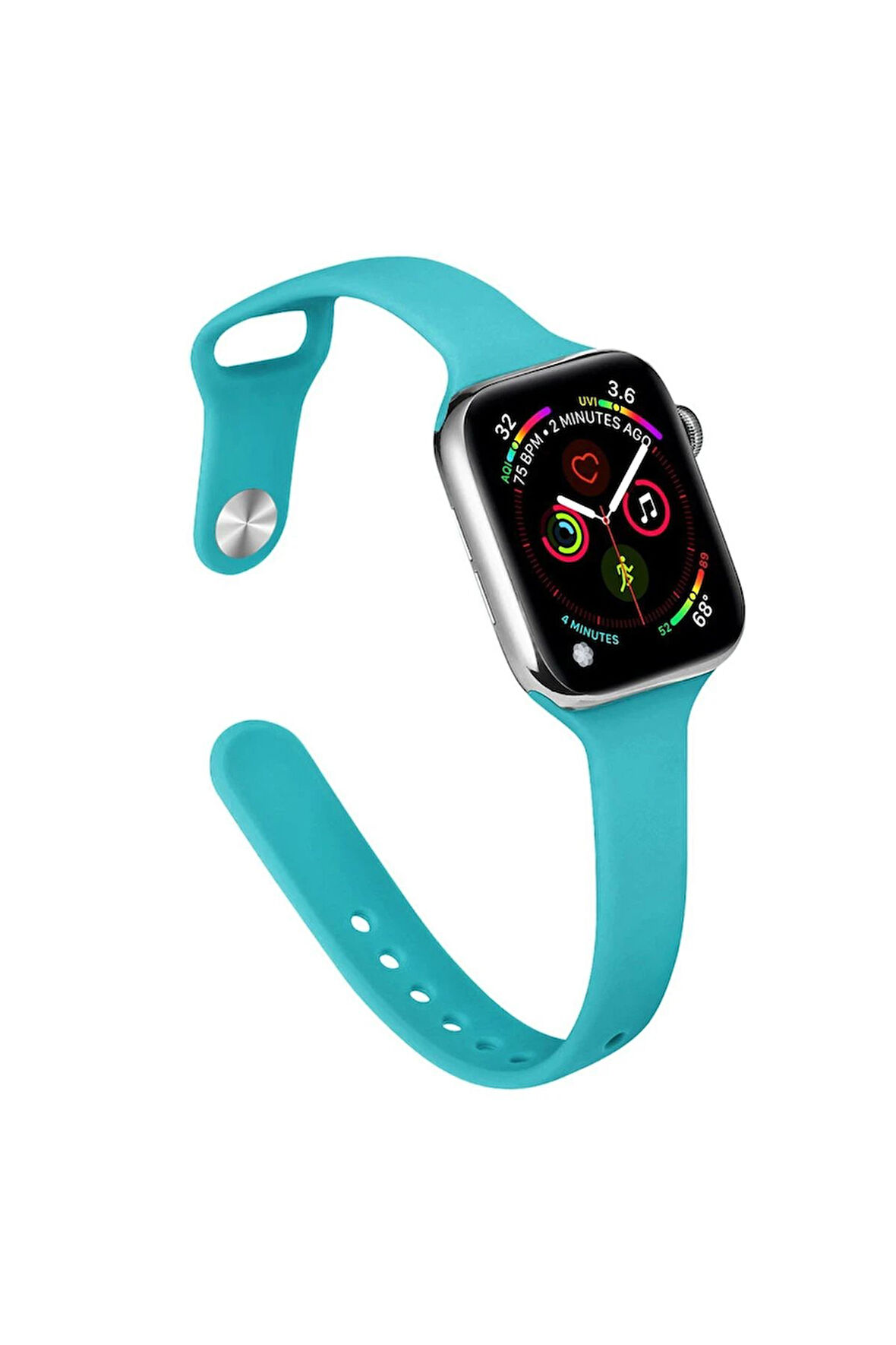 Apple Watch 42mm Klasik Kordon - Turkuaz-(5796)