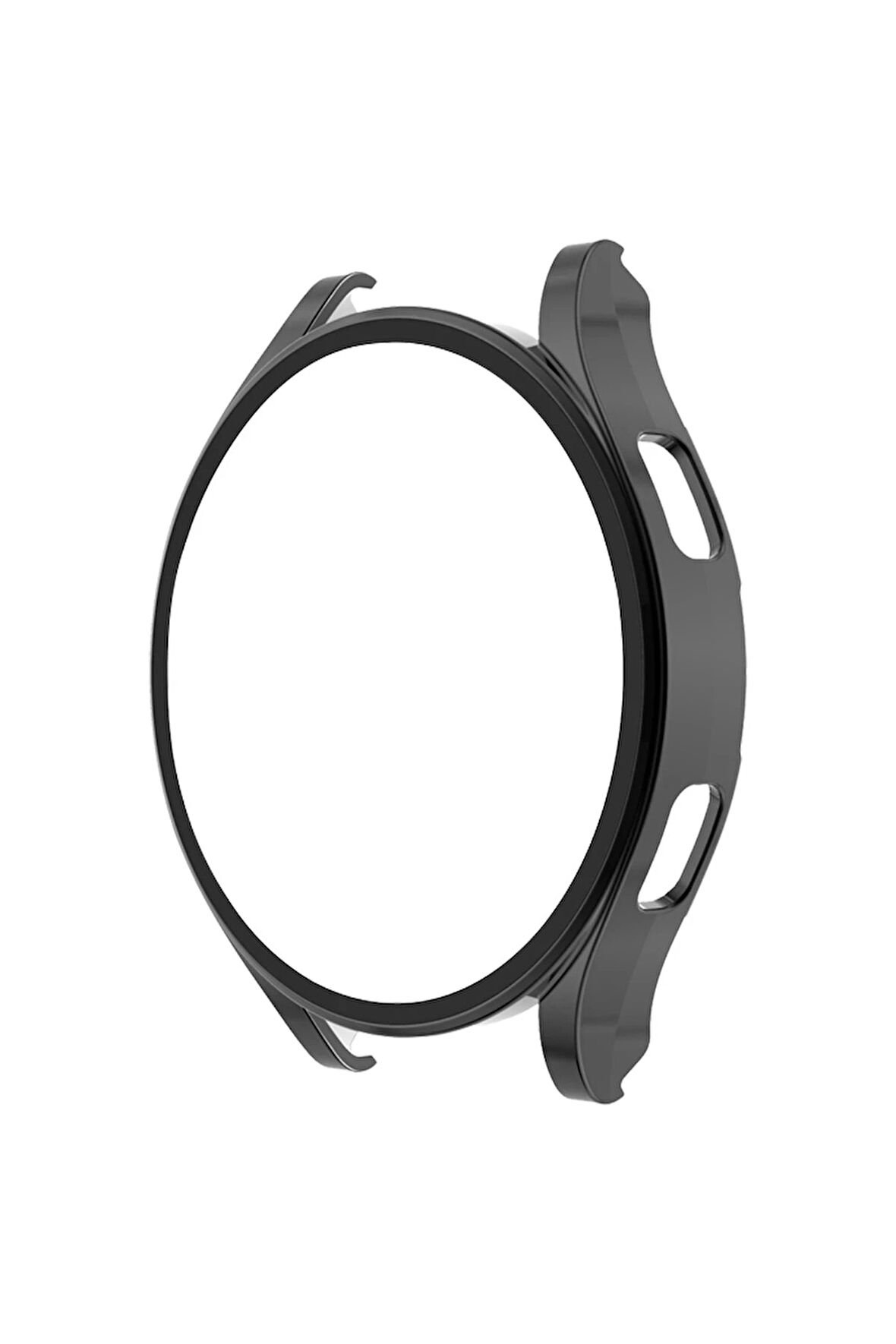 Watch 5 Pro 45mm Wall Camlı Kasa Ekran Koruyucu - Siyah-(5796)