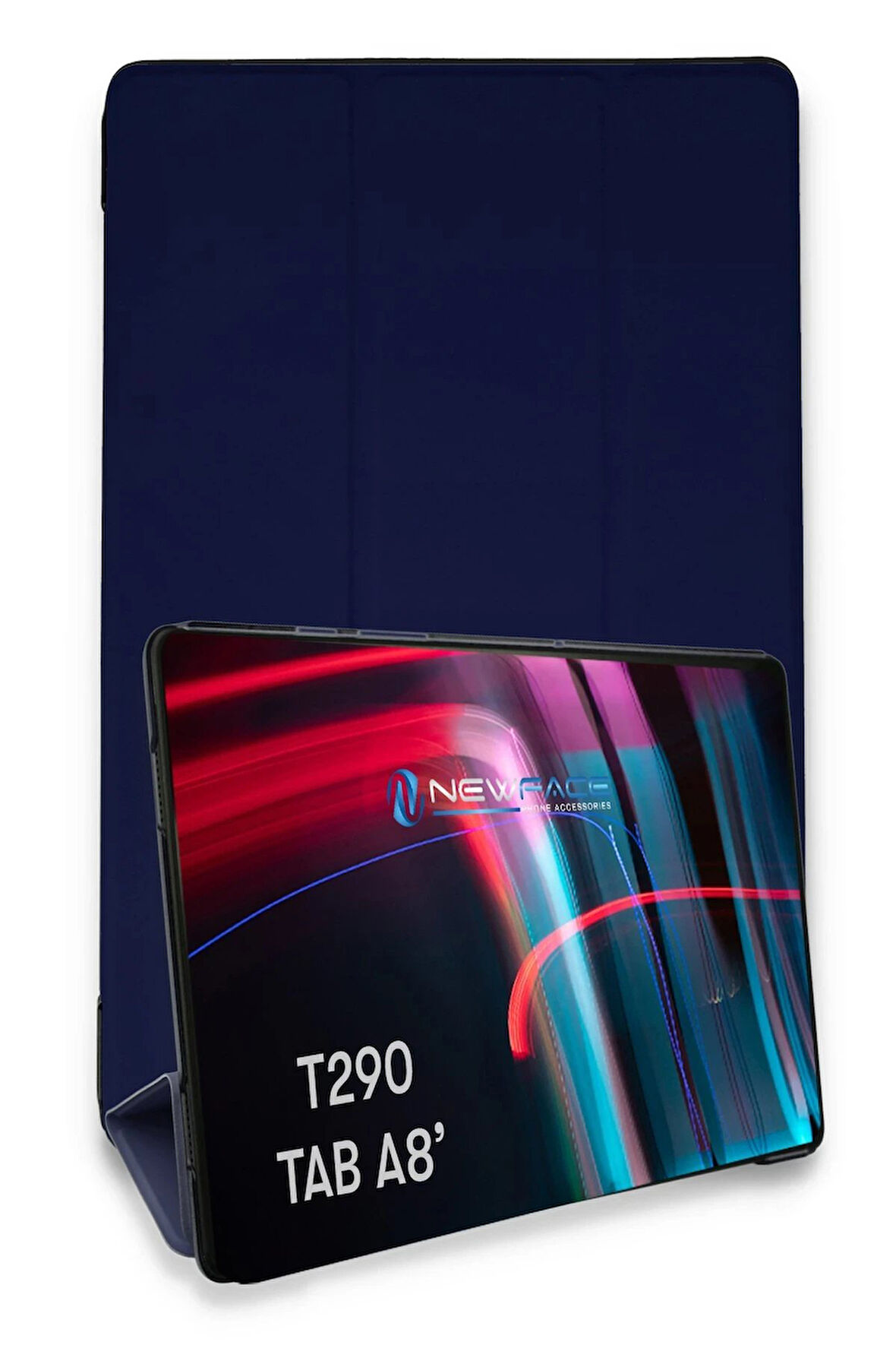Samsung Galaxy T290 Tab A 8 Kılıf Tablet Smart Kılıf - Lacivert-(5796)