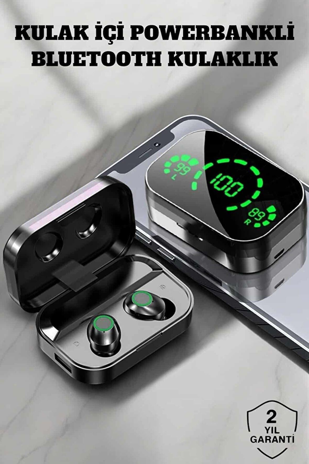 Bluetooth Kulaklık Mikrofonlu Dokunmatik Kontrol ANC Özelliği