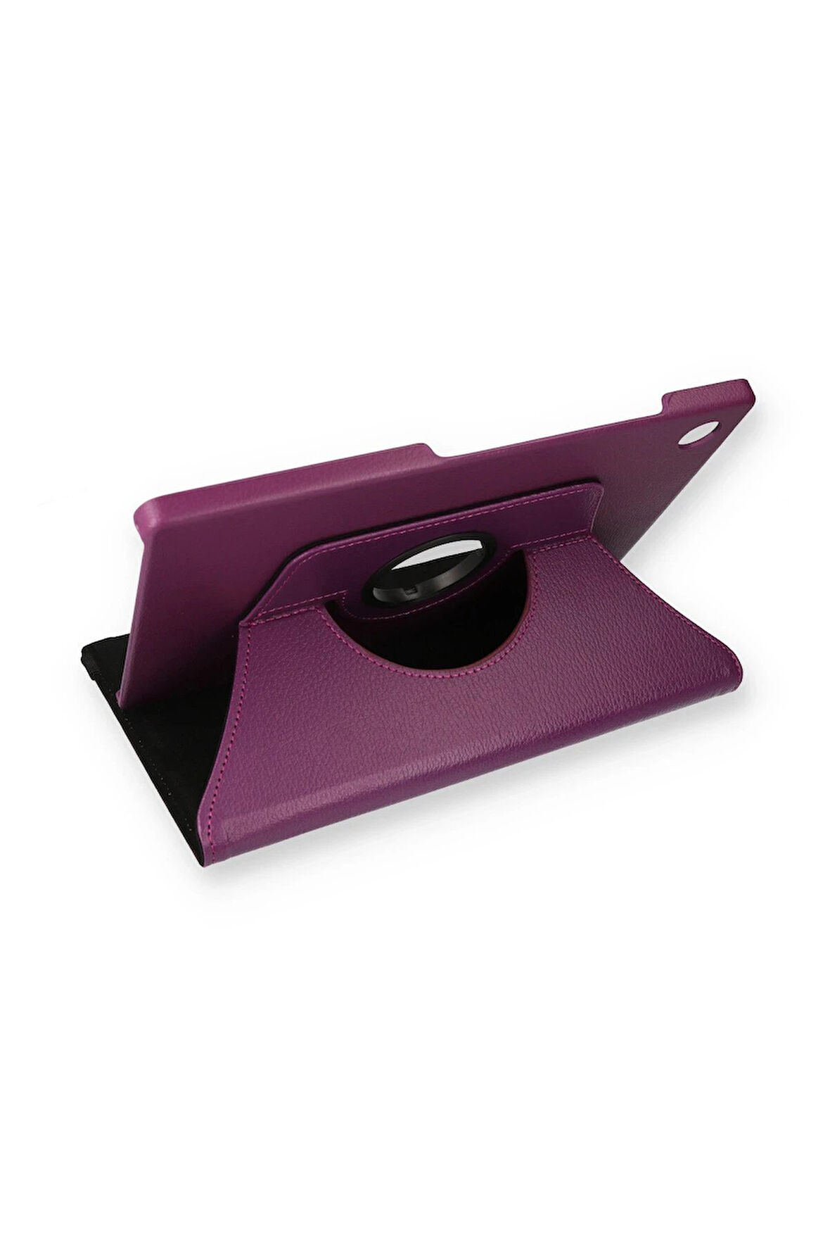 Samsung Galaxy X200 Tab A8 10.5 Kılıf 360 Tablet Deri Kılıf - Mürdüm-(5796)