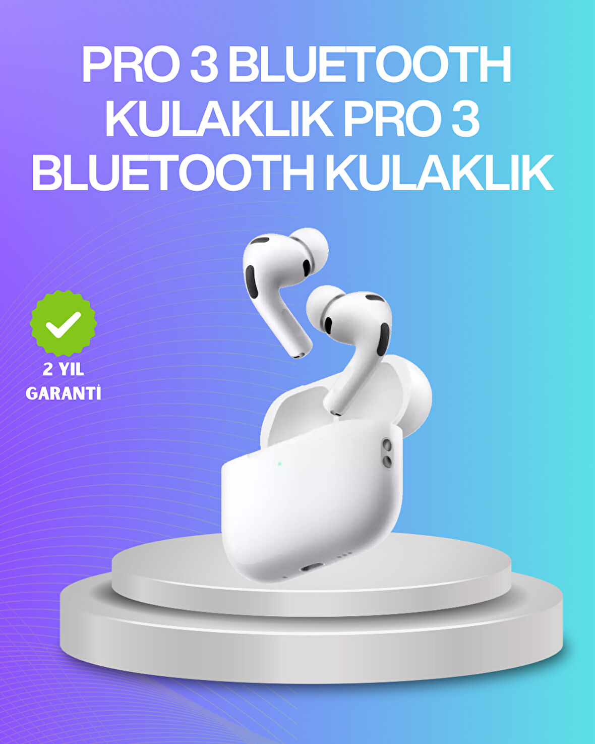 Aktif Gürültü Engelleyici Kablosuz Bluetooth Kulaklık – Şarj Kutulu Uzun Öm?