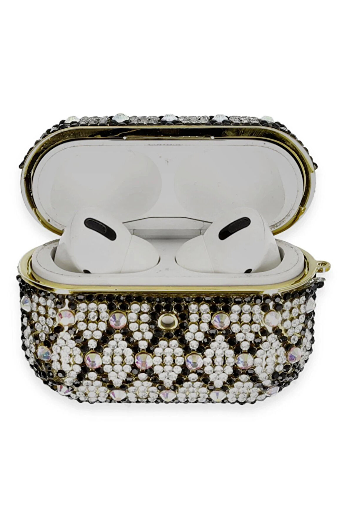 Airpods Pro 2 (2.nesil) Klor Taşlı Kılıf - Desen 2-(5796)