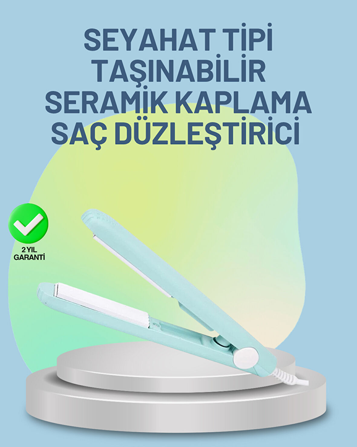 30 Saniyede Isınan PTC Teknolojili Saç Şekillendirici – Sabit Isı Kontrollü H