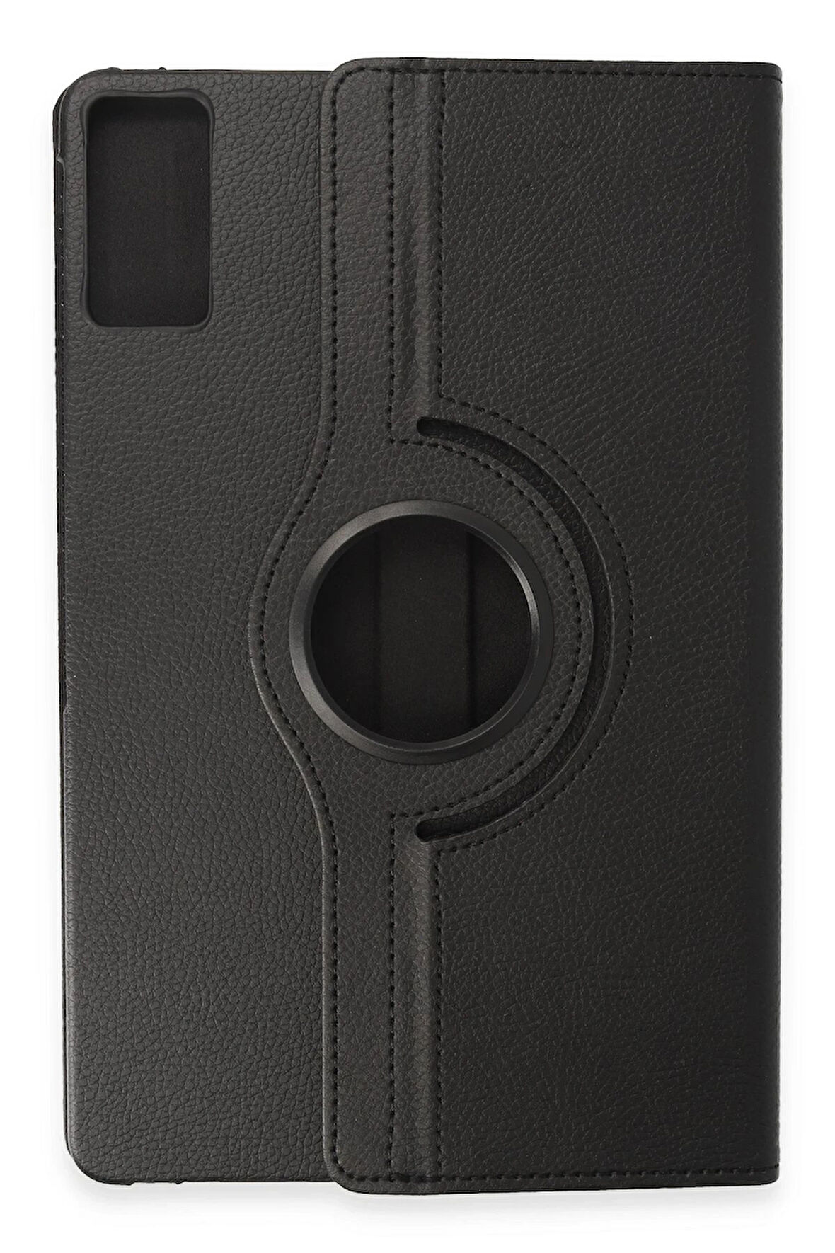 Xiaomi Redmi Pad SE Kılıf 360 Tablet Deri Kılıf - Siyah-(5796)